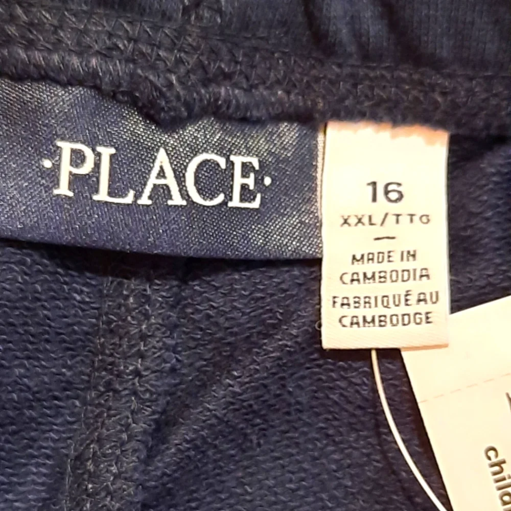 NWT! The Children's Place Navy Blue Pull On Shorts size XXL (16) Athleisure
